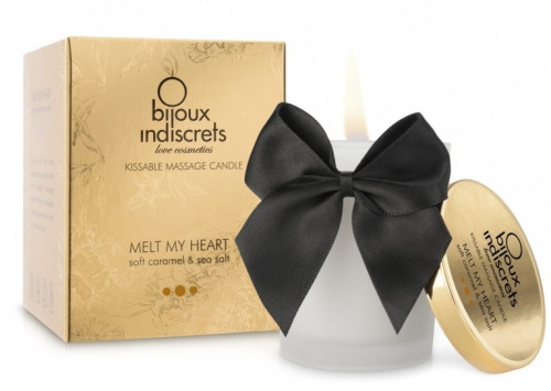 Массажная свеча Bijoux Indiscrets Melt My Heart Caramel 70 мл фото 2