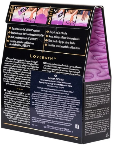 Гель для ванны Shunga  Lovebath Sensual Lotus лотос 650 гр фото 4