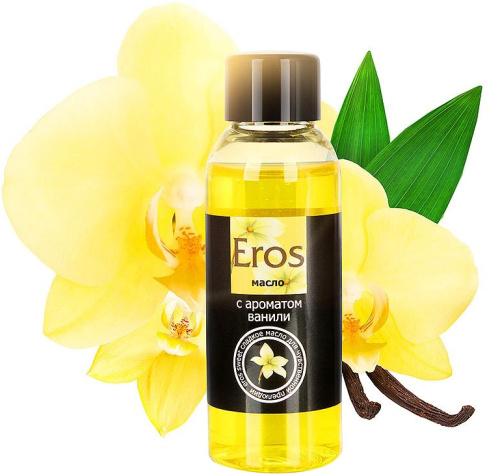 Массажное масло с ароматом ванили Eros Exotic 50 мл