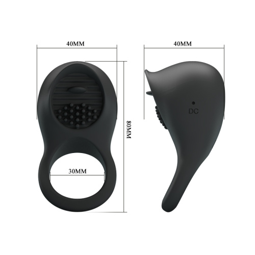 Эрекционное виброкольцо Pretty Love Ring Shaking 2 перезаряжаемое фото 6