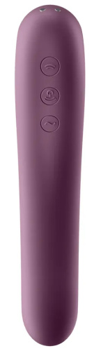 Вакуумно-волновой вибратор Satisfyer Dual Kiss фиолетовый фото 7