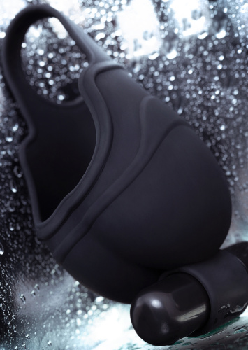 Кольцо на пенис и утяжка на мошонку с вибрацией Erotist Attraction фото 12