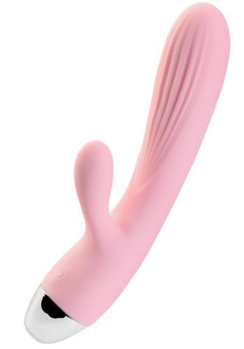 Перезаряжаемый вибратор с пульсацией и функцией нагрева Jos Milly фото 2