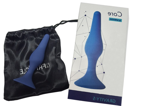 Классическая анальная пробка Core размер L цвет кобальт фото 2