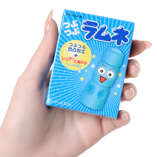 Презервативы со вкусом лимонада Sagami Studded Lemonade 5 шт фото 5