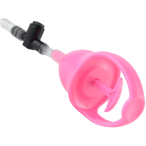 Вакуумная помпа вагинальная с вибрацией FF Vibrating Mini Pussy Pump фото 2