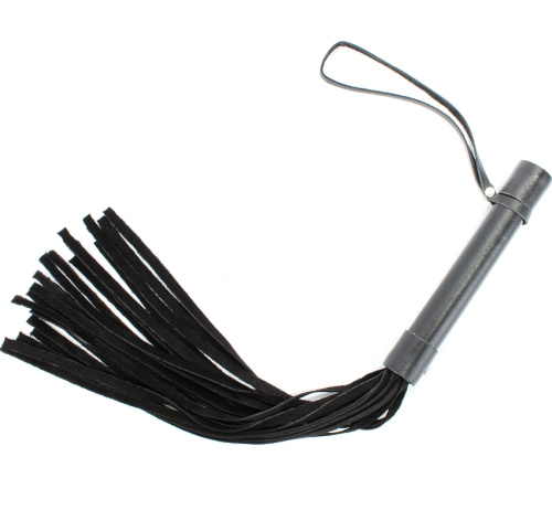 Классическая плеть с хвостами из натуральной замши фото 2