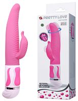 Вращающийся вибратор Pretty Love Antoine с клиторальным стимулятором