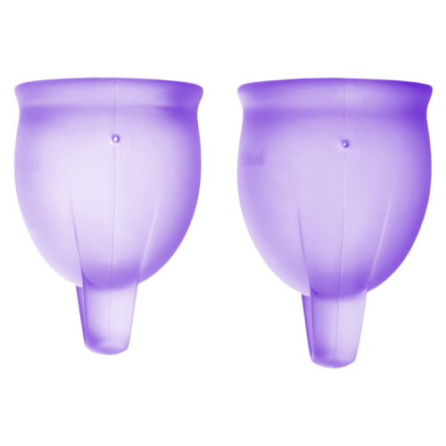 Набор менструальных чаш Satisfyer Feel Confident, лиловый фото 4