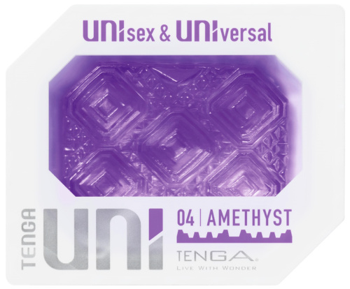 Мастурбатор Tenga Uni Amethyst фиолетовый фото 11