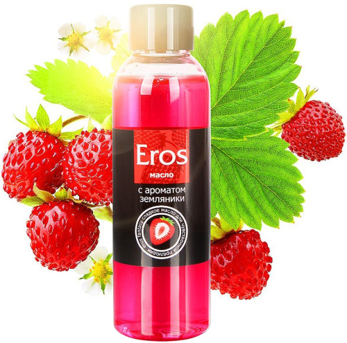 Массажное масло с ароматом земляники Eros Exotic 75 мл