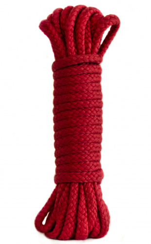 Красная веревка для бондажа Party Hard Tender 10 м фото 2