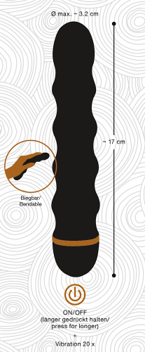 Универсальный вибромассажер Bendy Wavy Vibrator фото 3