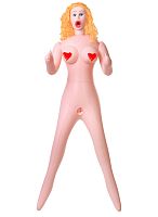 Надувная кукла Celine с вибрацией и тремя рабочими отверстиями