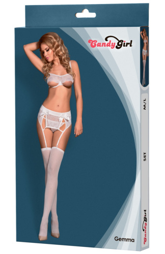 Изящный белый комплект Gemma Candy Girl M/L фото 5