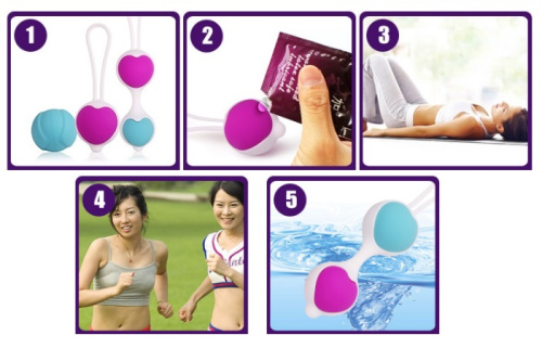 Вагинальные шарики Pretty Love Kegel Ball фото 2