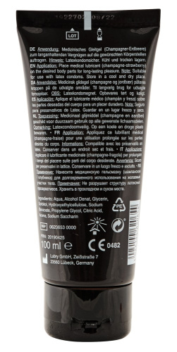 Гель съедобный Lick it Клубника с шампанским 100 мл фото 2