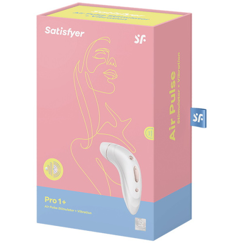 Вакуумно-волновой клиторальный стимулятор с вибрацией Satisfyer Pro 1+ фото 11