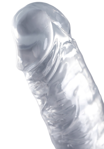 Двухголовый прозрачный фаллоимитатор Toyfa Double Dildo 40 см фото 7