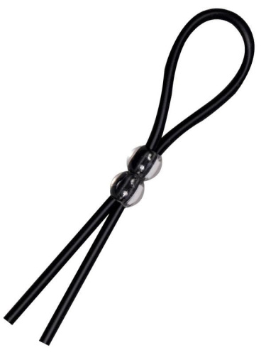Черное силиконовое лассо Silicone Ring фото 2