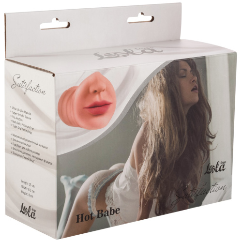 Мастурбатор ротик с зубками Satisfaction Hot Baby фото 9
