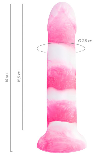 Розовый фаллоимитатор Beyond by Toyfa Owen 18 см фото 6