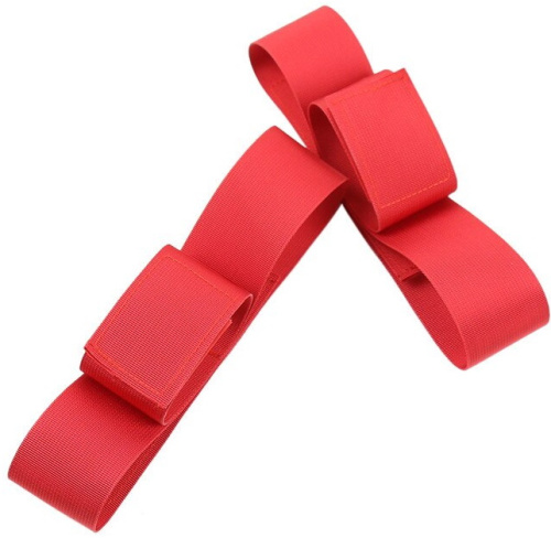 Фиксаторы рук к бёдрам красные на липучке фото 3