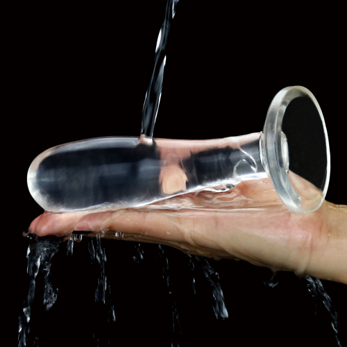 Прозрачный стимулятор простаты Lovetoy Flawless Clear Prostate Plug 15 см фото 5