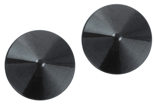 Черные металлические круглые пэстисы фото 2
