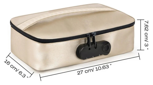 Сумка с кодовым замком для хранения игрушек Discreet Box Luxury Gold фото 6