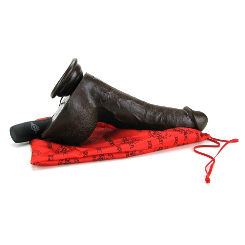 Вибрирующий черный реалистик Mr. Marcus 9in фото 3