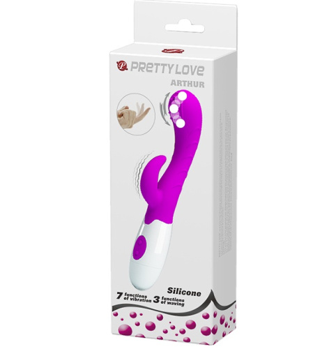 Вибратор с клиторальным стимулятором Arthur фото 8