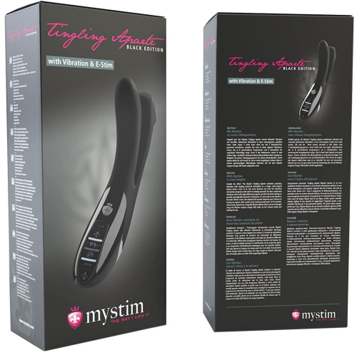 Вибратор Mystim Tingling Apart eStim чёрного цвета фото 6