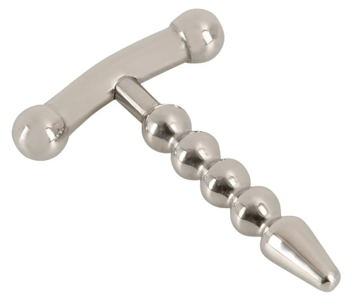 Металлический уретральный буж Penisplug Anchor Small фото 3