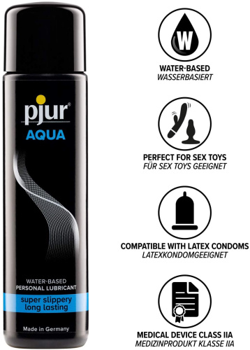 Увлажняющий лубрикант Pjur Aqua 30 мл фото 2