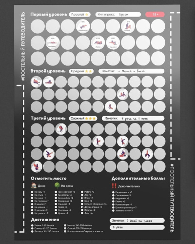 Эротическая игра для двоих Постельный путеводитель фото 2
