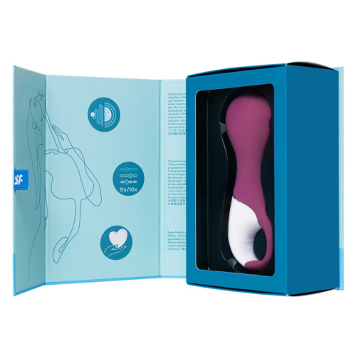 Вакуумно-волновой стимулятор клитора с вибрацией Satisfyer Lucky Libra фото 11