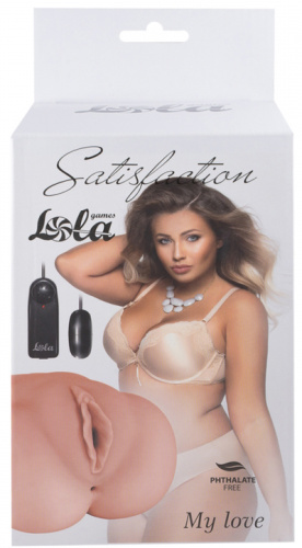 Реалистичный мастурбатор-вагина с вибрацией Satisfaction My Love фото 4