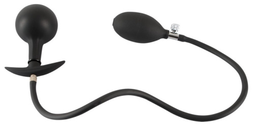 Расширяющаяся анальная пробка со смещенным центром тяжести Inflatable Plug фото 3