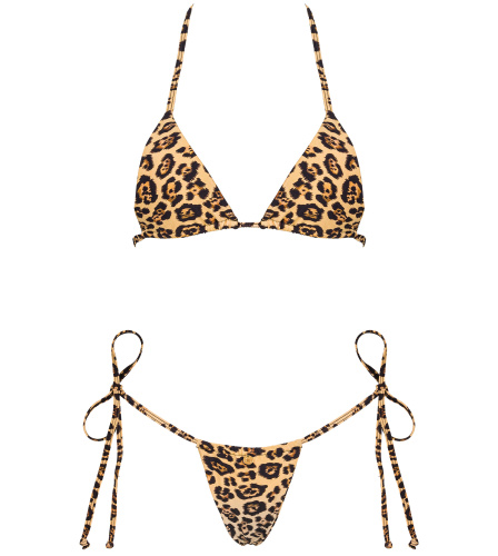 Эффектное мини-бикини Bella Vista с леопардовым принтом OS фото 5
