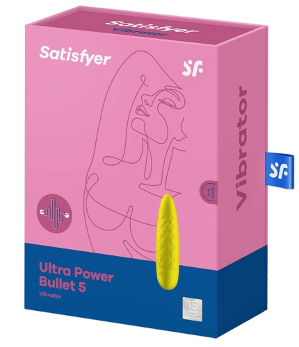Мини вибратор Satisfyer Ultra Power Bullet 5 желтый фото 7