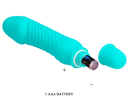 Мини-вибратор Stev бирюзовый фото 7