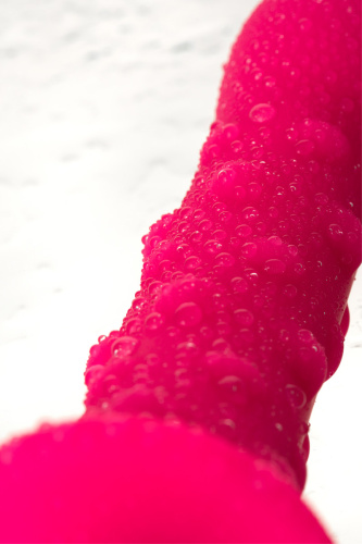 Двусторонний фаллоимитатор с массажными точками из медицинского силикона фото 4