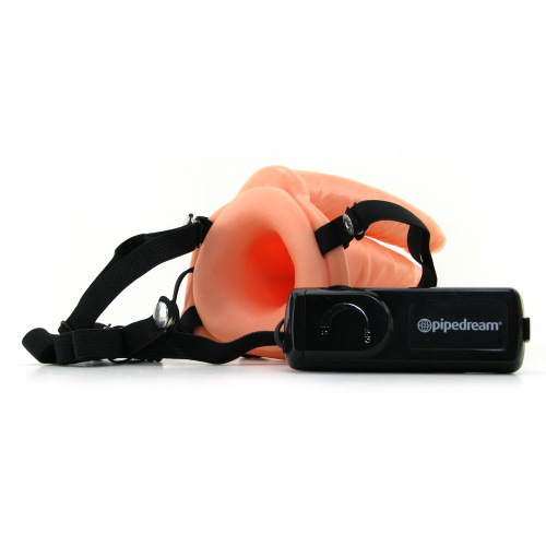 Страпон FF Vibrating Double Penetrator Flesh фото 3