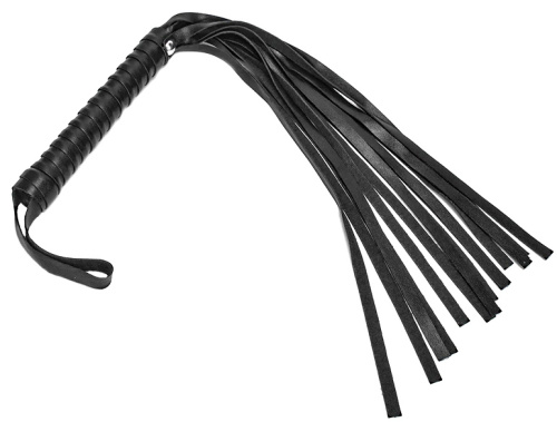 Классическая черная плеть 43 см фото 4