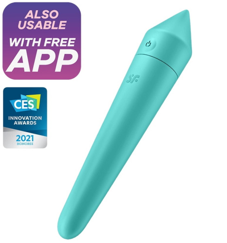 Универсальный смарт-стимулятор Satisfyer Ultra Power Bullet 8 бирюзовый фото 2