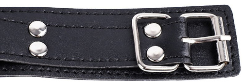 Черный ошейник с зажимами для сосков фото 4