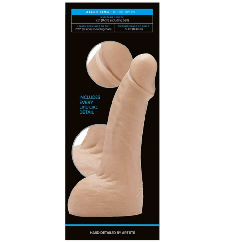 Реалистичный фаллоимитатор FleshJack Boys Allen King Dildo фото 8