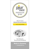 Силиконовый лубрикант Pjur Med Premium glide 1,5 мл, пробник