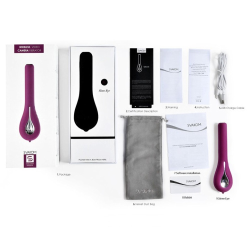 Вибростимулятор с камерой Svakom Siime eye фото 6
